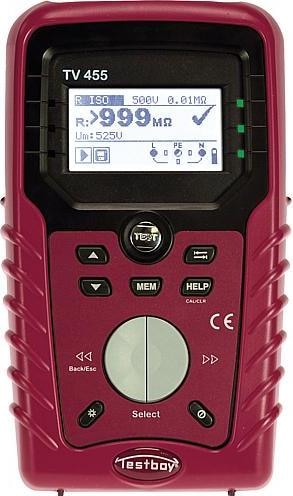 Produktbild Testboy Gerätetester TV 455 EN 61326 (CAT IV 300V, CAT III 600V)