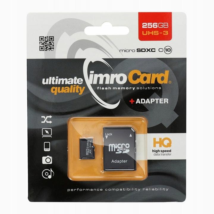 Produktbild IMRO 10/256GB ADP (256 GB, microSDXC, UHS-I)