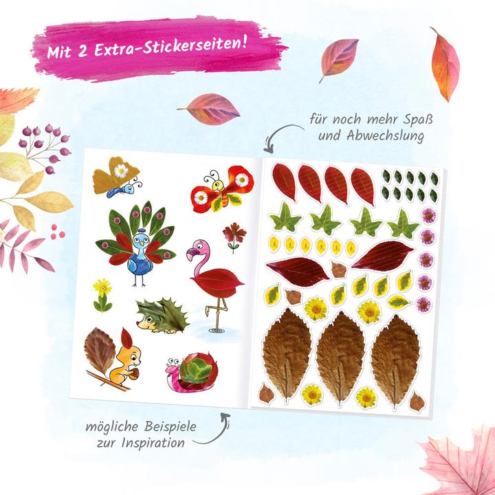 Produktbild Malbuch Bastelbuch Bunter Blätterspass Wald Malen Basteln Gestalten
