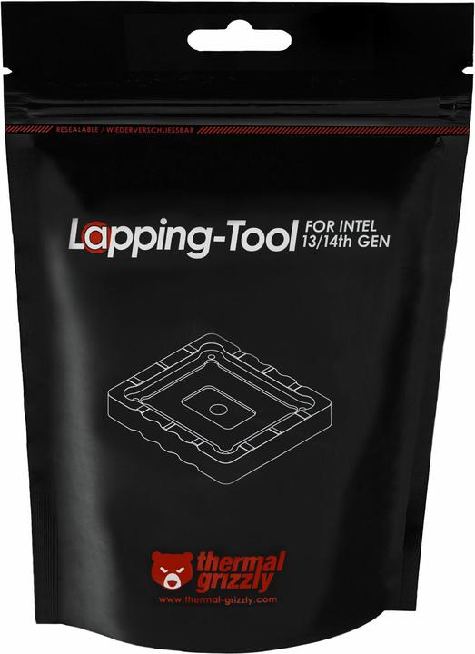 Actual product image Thermal Grizzly Lapping Tool for 13th Generation Intel CPU