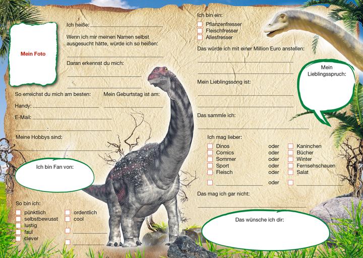 Image du produit Panini Dinosaurier: Freundebuch (Allemand, Panini, 2018)