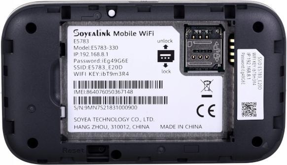 Produktbild Huawei Router SOYEALINK Cat6 E5783-330 WiFi czarny/black 4G ()