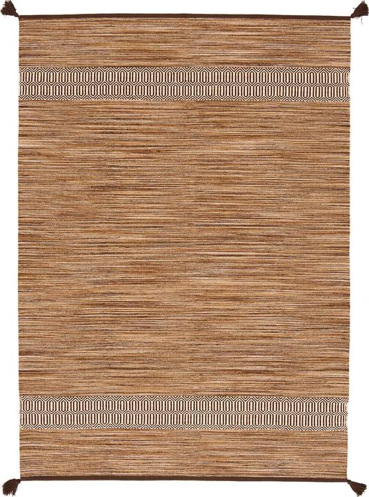 Actual product image Pergamon Natural cotton carpet kilim Tuscany (140 x 200 cm)