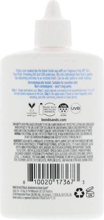 Produktbild Bondi Sands Everyday Face Fluid (Sonnencreme Gesicht, SPF 50+, 50 ml)