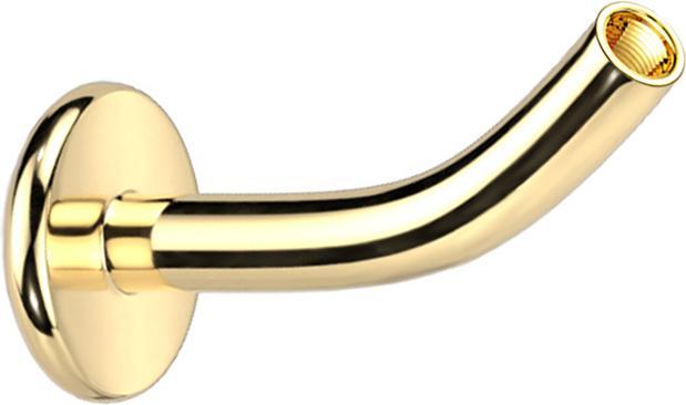 Image du produit Star Piercing Labret-Stab Banane vergoldet mit 1.2 mm Innengewinde (sans laiton, Titane)
