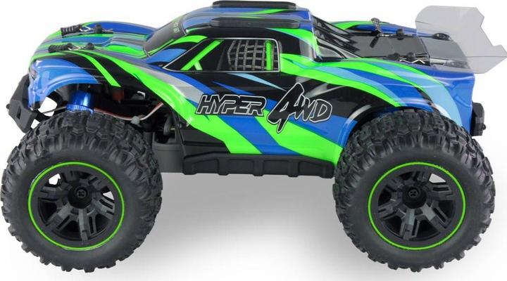 Actual product image Amewi HYPER GO TRUGGY BRUSHED 4WD 1:16 RTR BLUE/GREEN (RTR Ready-to-Run)