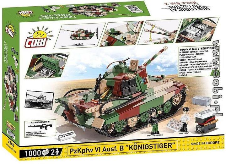 Image du produit Cobi Wagon de combat VI Ausf. B King Tiger