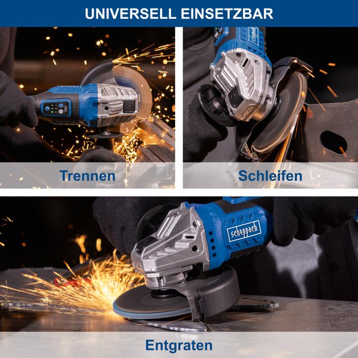Produktbild Scheppach Akku-Winkelschleifer BC-AG125-X (125 mm)