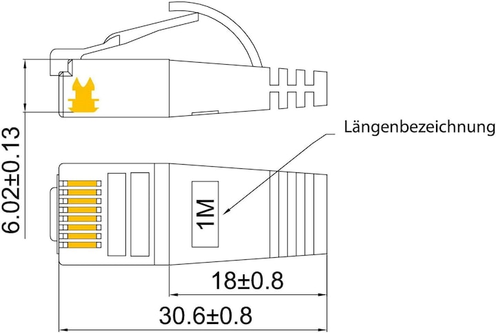 Productafbeelding Wirewin Netwerkkabel (F/FTP, CAT6, 5 m)