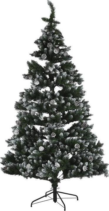 DKD Home Decor Arbre de Noël LED léger vert métal polyéthylène 130 x 130 x 218 cm (218 cm)