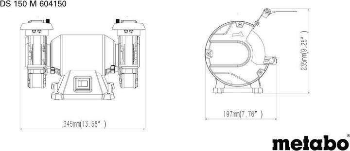 Produktbild Metabo DS 150 M (Doppelschleifer, 260 W)