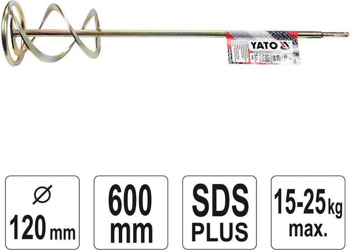 Yato Professional Spiral Stirring Basket SDS Plus Ø120 600mm YT-5502