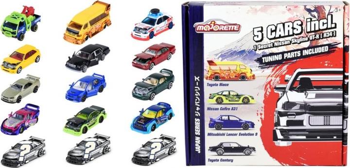 Productafbeelding Majorette Japan Serie Bonus Pack, 3-soort.