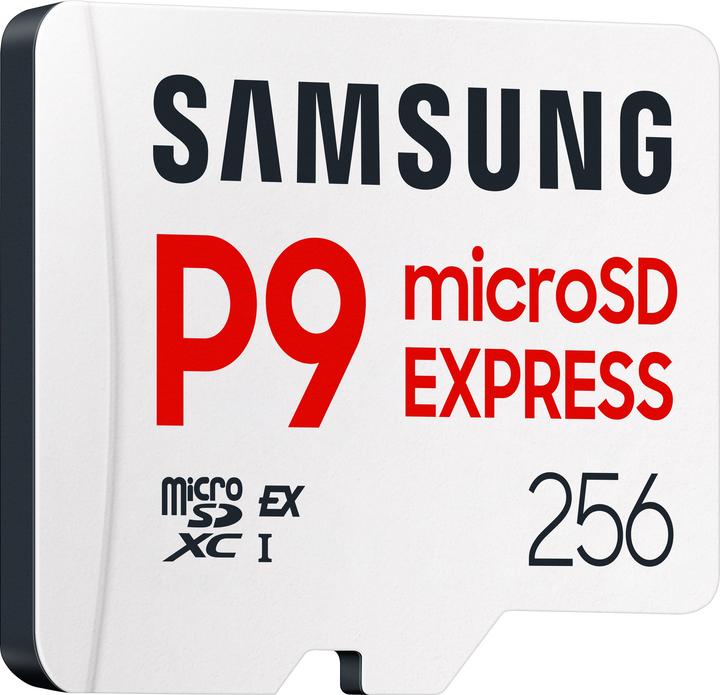 Actual product image Samsung P9 Express (256 GB, microSD Express, U3, UHS-I)