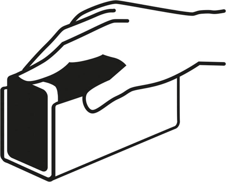 Actual product image Munk Stepladder with steps, both sides (Stepladder, 220 cm)