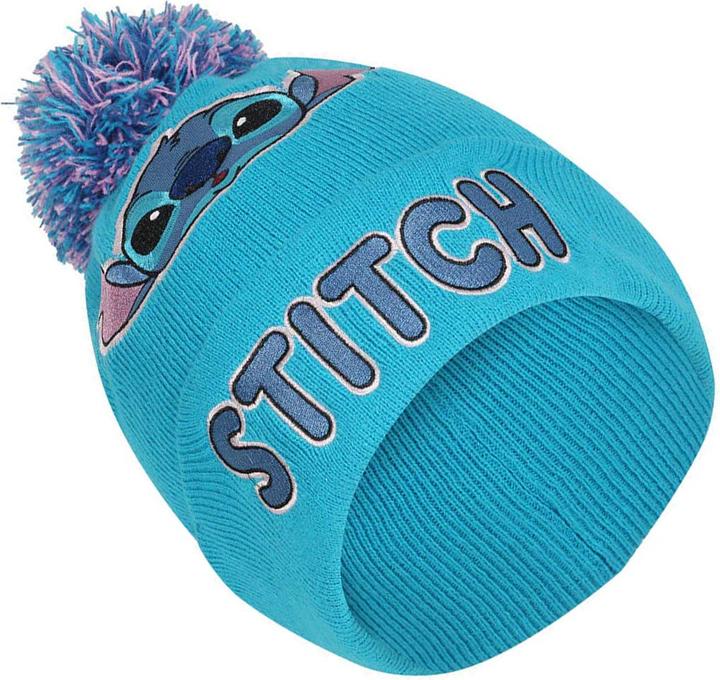 Actual product image Lilo & Stitch Unisex Adult Face Embroidered Beanie