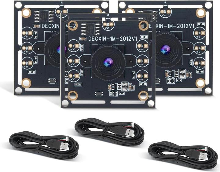 Produktbild König Design Autodarts Komplettsystem Scoringsystem – LED Ring 6000K OV9732 Cam 100° 2 Meter