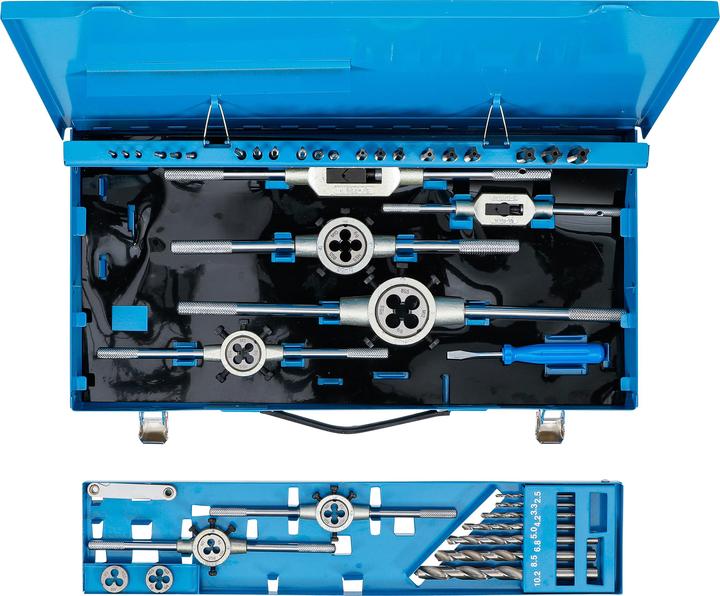Actual product image BGS Tap and Die Set M3 - M12 44 pcs.
