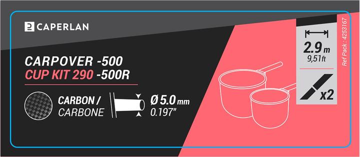 Image du produit Caperlan KIT CARPOVER 500 (Canne à glace, 290 cm)