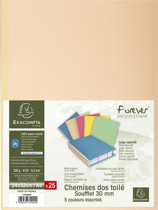 Image du produit Exacompta Fardes de classement - Couvertures de dossiers (A4, 80 x)