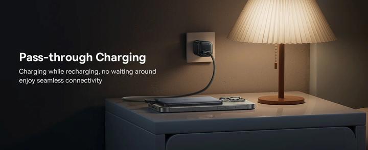 Image du produit Baseus PicoGo AM41 20W Powerbank magnétique 5000mAh Nebula Pink (5000 mAh, 20 W)