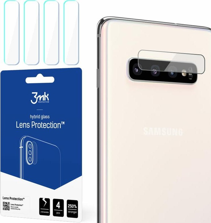 Produktbild 3MK hybrid glass Lens Protection for Samsung Galaxy S10 Plus (1 Stück, Samsung Galaxy S10+)