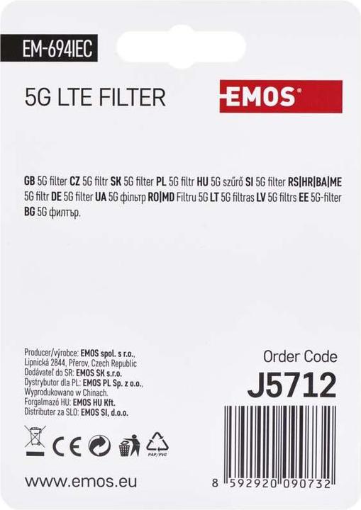 Produktbild Emos 5G FILTER EM694IEC