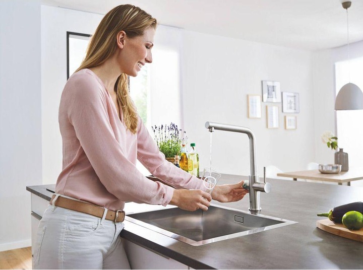 Actual product image Grohe Blue Home L spout starter kit