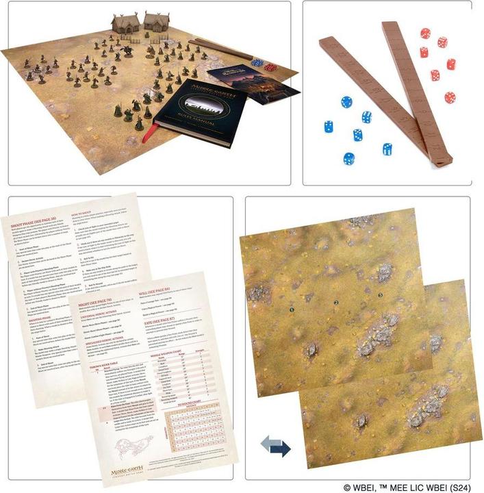 Image du produit Games Workshop Warhammer Middle Earth - Guerre des Rohirrims : bataille d'Edoras (Matières plastiques)