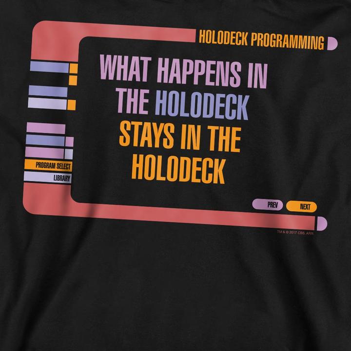 Image du produit - Sweat HOLODECK SECRETS - Adulte (M)