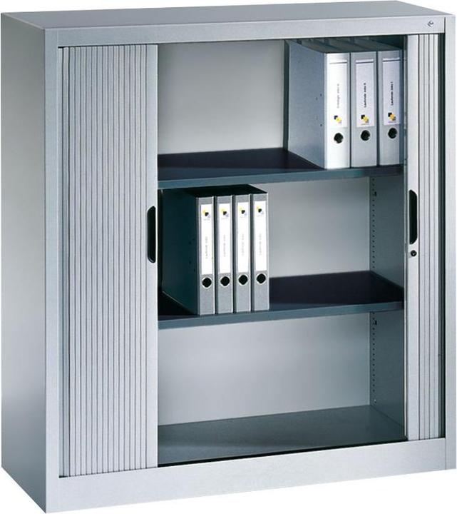 Produktbild C+P Rollladenschrank mit Horizontal-Jalousie (120 x 42 x 123 cm)