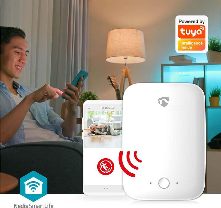 Image du produit Nedis Détecteur de mouvement Wi-Fi | Portée de détection : 7 m | Champ de vision effectif (horizontal) : (7 m)