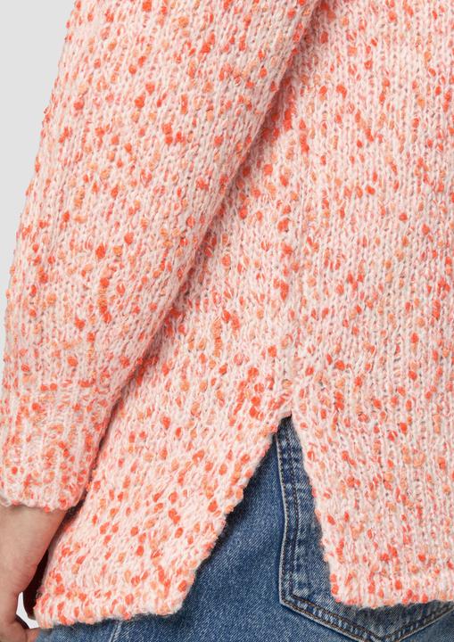 Produktbild s.Oliver Strickjacke Melierter Cardigan mit weiten Ärmeln im Relaxed Fit (44)