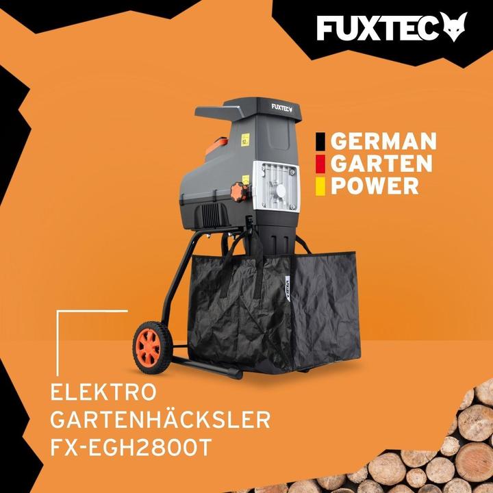 Immagine prodotto Fuxtec Elektro Gartenhäcksler FX-EGH2800T 2800W