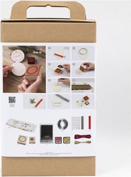 Produktbild Creativ Company Bastelset Weihnachtskugeln Ton