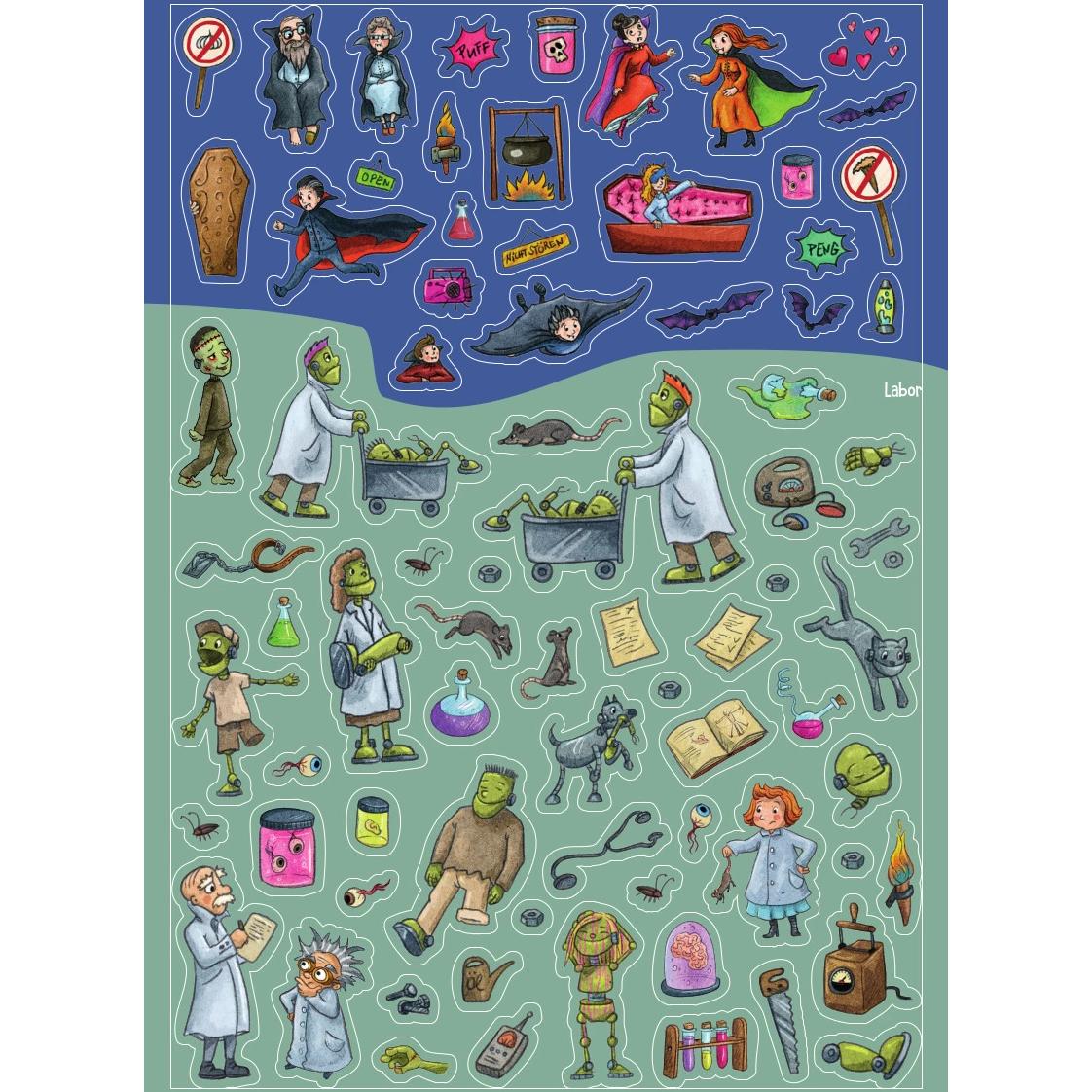 Thumbnail - Kaufmann Ernst, Sticker, Mein Stickeralbum Grusel