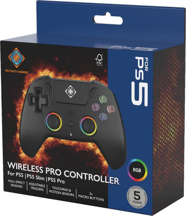Immagine prodotto Deltaco PS5 - Gaming Controller Wireless (PS5)