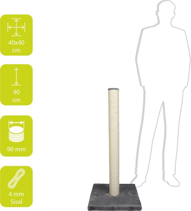 Actual product image EBI Classic Tree Highpost (90 cm, Light grey)