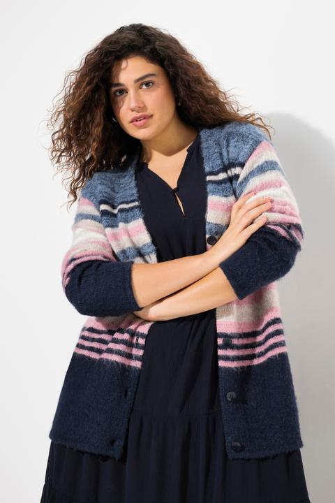 Produktbild Ulla Popken Strickjacke, offenes Modell, Langarm (42, 44)