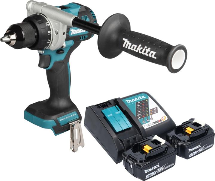Produktbild Makita DDF 492 RM Akku Bohrschrauber 18 V 141 Nm Brushless + 2x Akku 4,0 Ah + Ladegerät (Akkubetrieb)