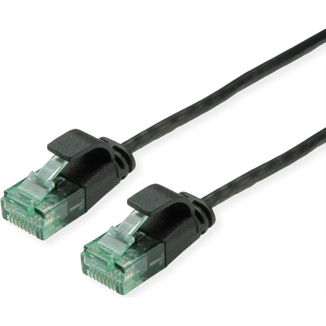Thumbnail - Roline UTP DataCenter Patchkabel Kat.6A (Class EA), slim (UTP, CAT6a, 0.30 m), Netzwerkkabel