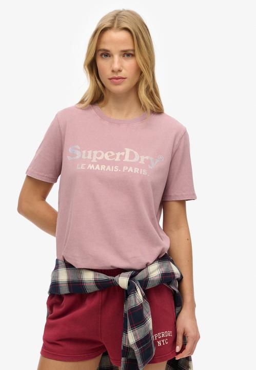 Actual product image Superdry Venue Metallic Relaxed Tee (12XL)