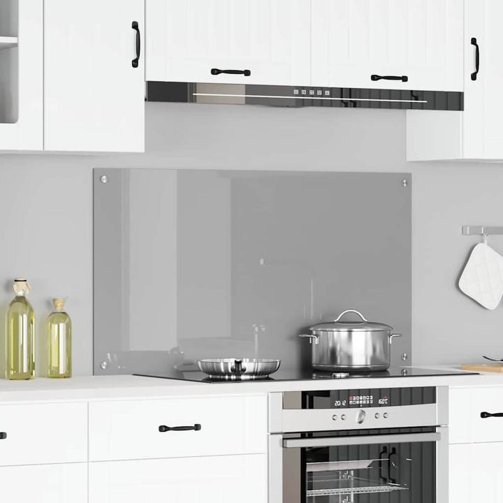 Actual product image vidaXL Light grey kitchen splashback