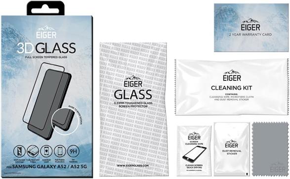 Image du produit Eiger Mountain Glass Clear Edge (1 pcs, Samsung Galaxy A52, Samsung Galaxy A52s 5G)