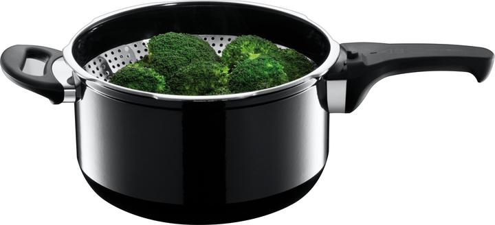 Produktbild Silit Garsieb Dünsteinsatz Dampfgarer Einsatz mit Öse 14cm faltbar Edelstahl (14 cm, Metall)