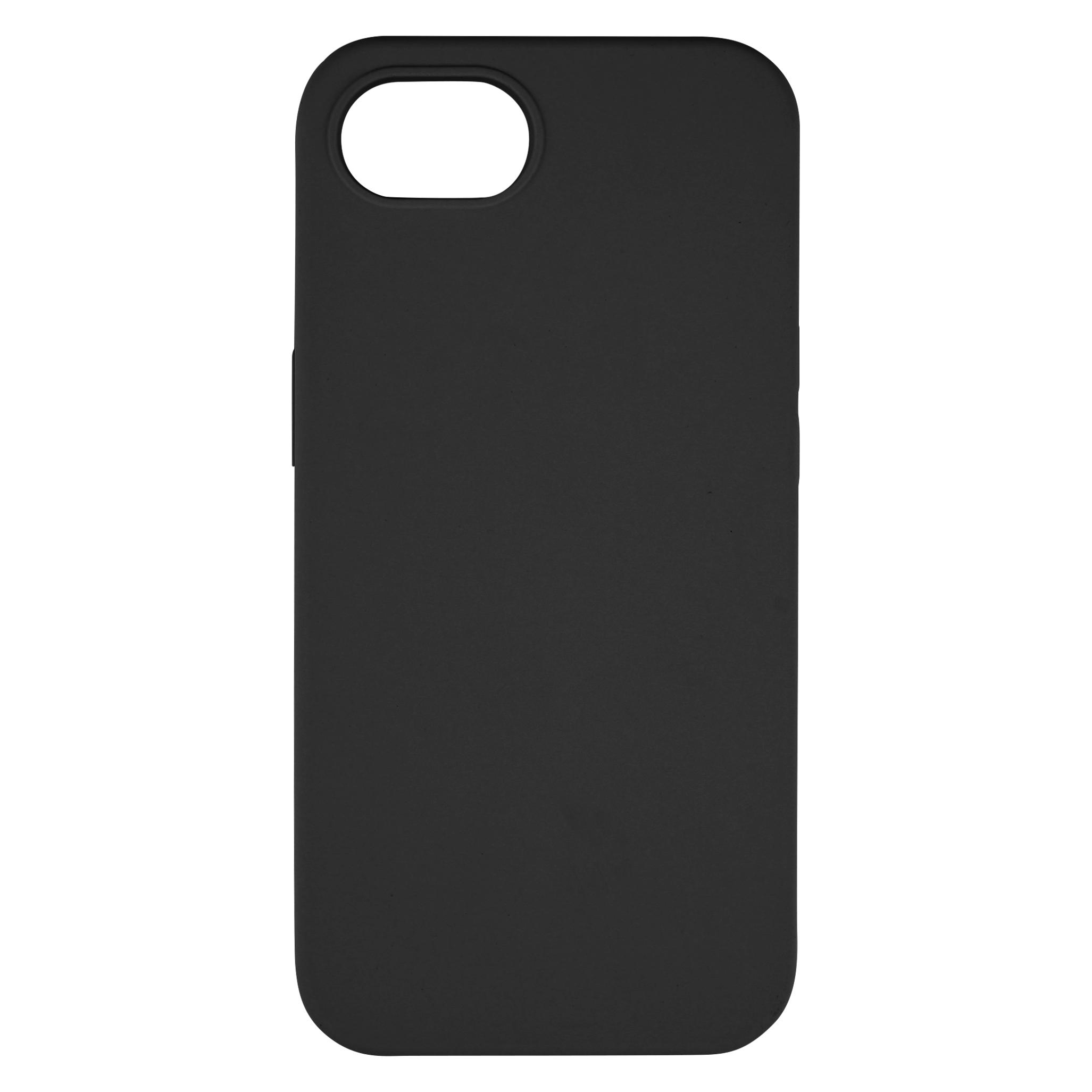 Pomologic CoverCase - Silikon-Schutzhülle Für IPhone MagSafe (Apple IPhone 16e), Smartphone Hülle, Schwarz