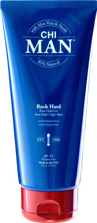 CHI Man Rock Hard Firm Hold Gel 177 (Gel coiffant, 177 ml)