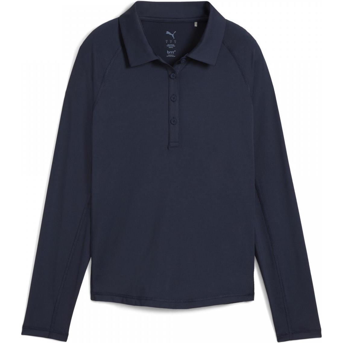Puma, Herren, Shirt, W YOU-V LS Polo, Weiss, (L)