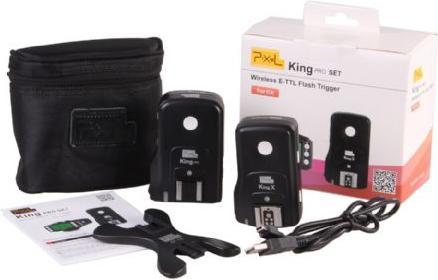 Produktbild Pixel e-TTL Radio Blitzauslöse Set King Pro für Canon