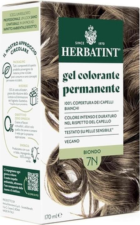 Herbatint Permanent Hair Color Gel 7N Blonde 170ml (7N Biondo)